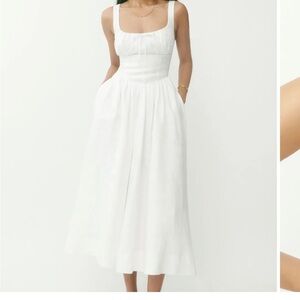 Reformation Balia Linen Dress — Worn Once